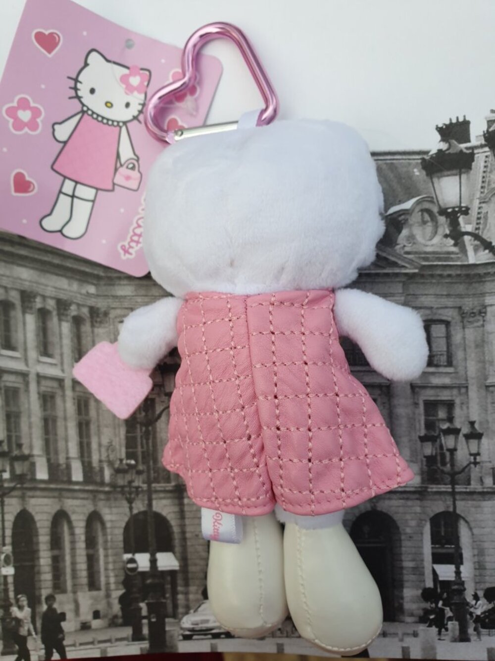 Hello Kitty Plush Fashion Key Chain Keyring Handbag Charm Women Accessory Gift - Picture 3 of 3